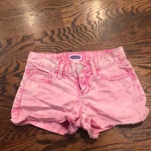 Girls size 8 pink shorts